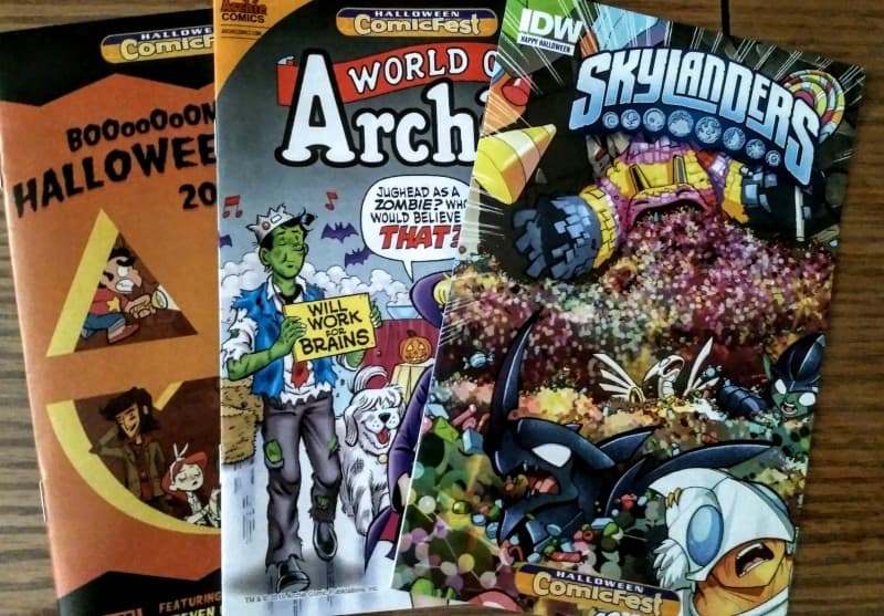 Halloween ComicFest Comics from Boom, Archie and Skylanders