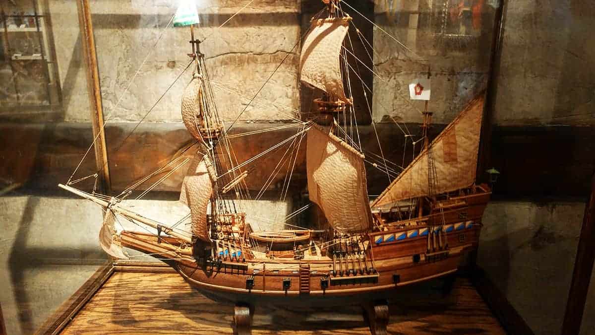 Pirate and Treasure Museum Model Ship