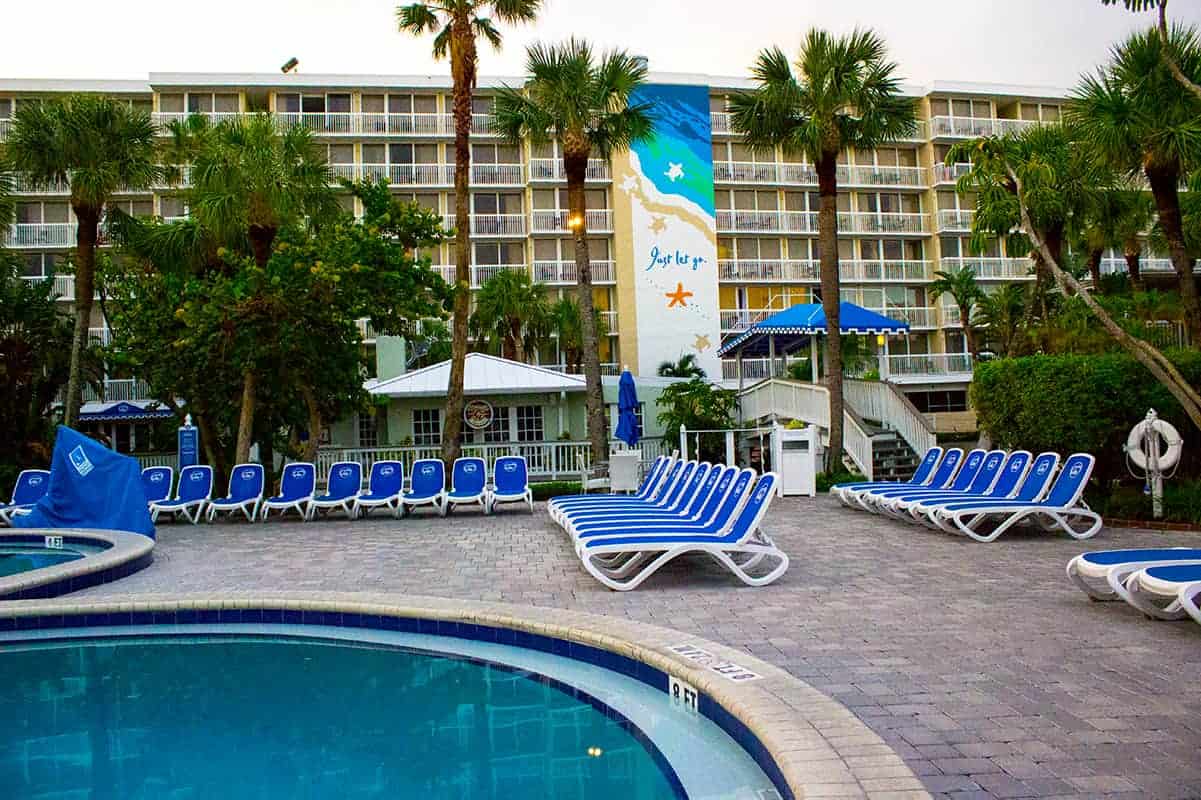 TradeWinds Resort Beach Courtyard Pool and Lounge St Petes Beach Florida
