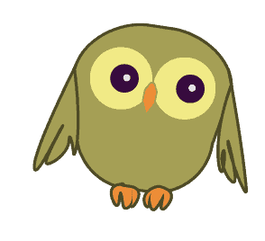 An owl representing Geek Travel on Randonautica